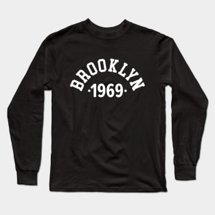 Brooklyn Chronicles: Celebrating Your Birth Year 1969 Long Sleeve T-Shirt